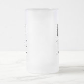 パパジュース |ガラス フロストグラスビールジョッキ (中央)