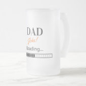 パパジョックスすりガラスのビールマグを積む フロストグラスビールジョッキ (正面右)