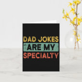 パパジョッファーズデイレトロパパおもしろいグランパメンズ カード (黄色い花)