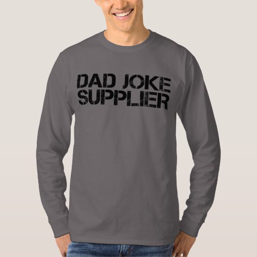 パパジョークおもしろいサプライヤー父の日 Tシャツ (正面)