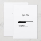 パパジョークのカスタマイズ可能なフラットカード (正面/裏面)