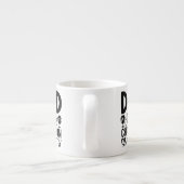 パパジョークのチャンピオン | 父おもしろいの日贈り物 エスプレッソカップ (裏面)