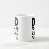パパジョークのチャンピオン | 父おもしろいの日贈り物 コーヒーマグカップ (中央)