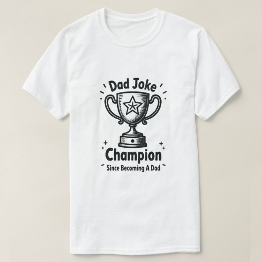 パパジョークの王者 Tシャツ (デザイン正面)