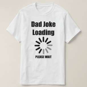 パパジョークの積み込みお待ちください男性用Tシャツ Tシャツ