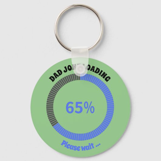 パパジョークの読み込みトレンドを待パーソナライズされたつ キーホルダー (正面)