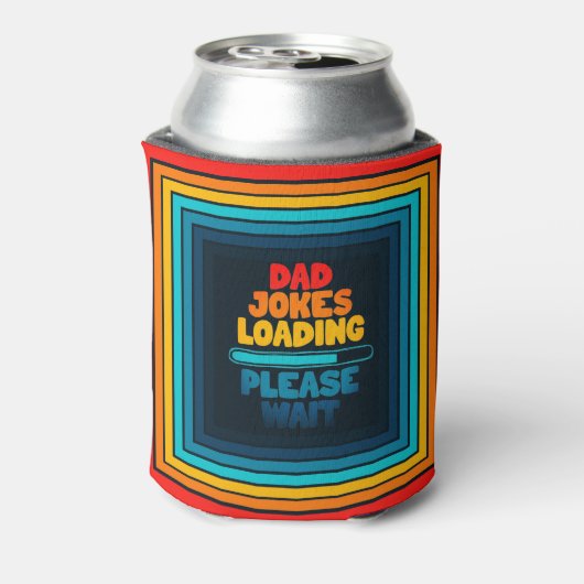 パパジョークの読み込みパパの日を待つ 缶クーラー (缶裏面)