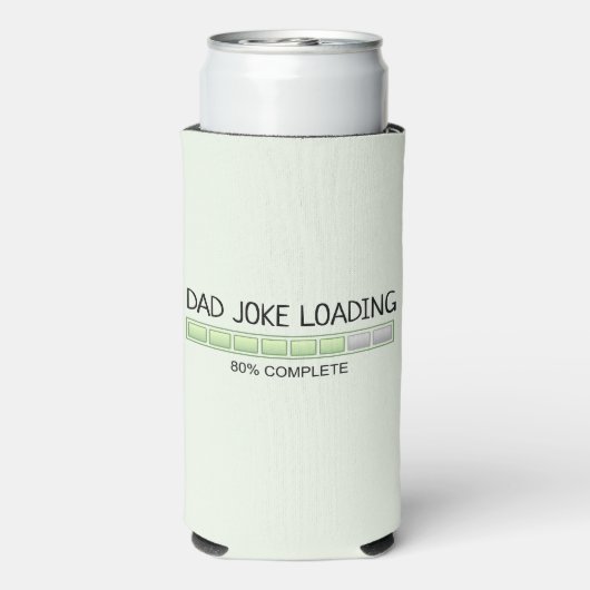 パパジョークの読み込みユーモア スリム缶クーラー (Seltzer裏面)