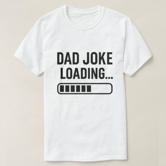 パパジョークの読み込み…おもしろいデザインパパ Tシャツ (デザイン正面)