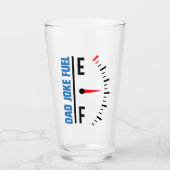パパジョーク燃料おもしろいファーザー日 タンブラーグラス (正面)