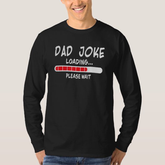 パパジョーク読み込み待つパパジョーク読み込み Tシャツ (正面)