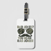 パパジョーク、あなたは素晴らしいのジョークおもしろいを意味する ラゲッジタグ (正面縦)