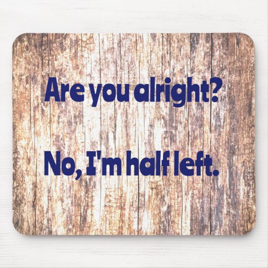 パパジョーク：大丈夫か？ マウスパッド (正面)