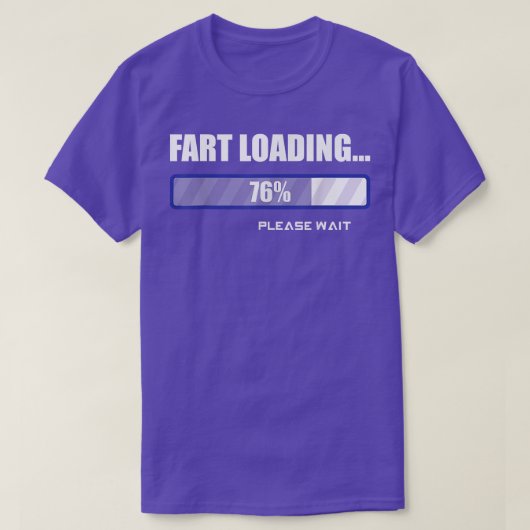 パパジョークFart読み込み中お待ちおもしろい下さい Tシャツ (デザイン正面)