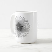 パパスターグルービーヴィンテージレトロな誕生日 コーヒーマグカップ (正面左)