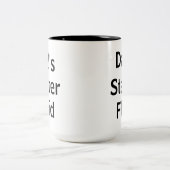 パパスターターおもしろい流体モーニングファーズデー ツートーンマグカップ (中央)