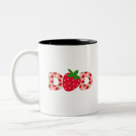 パパストロベリーファースト誕生日ファミリー ツートーンマグカップ