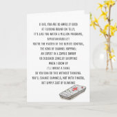 パパスポーツファンTV誕生日カード カード (黄色い花)