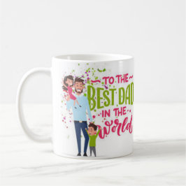 パパスマイルユニーク父の日を作成 コーヒーマグカップ