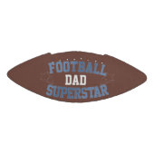 パパスーパースター名前をカスタムするミニサッカー アメリカンフットボール (パネル)