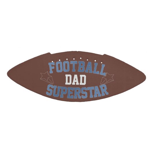 パパスーパースター名前をカスタムするミニサッカー アメリカンフットボール (パネル)