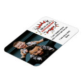 パパスーパーヒーローマンガスピーチバブル父の日 マグネット (左側)