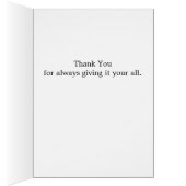 パパスーパーヒーロー抽象芸術辞書誕生日カード (内側 (右))