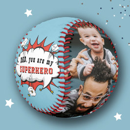 パパスーパーヒーロー漫画お父さんの日2写真 ソフトボール