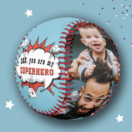 パパスーパーヒーロー漫画お父さんの日2写真 ソフトボール