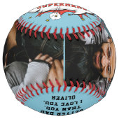パパスーパーヒーロー漫画お父さんの日2写真 ソフトボール (正面)