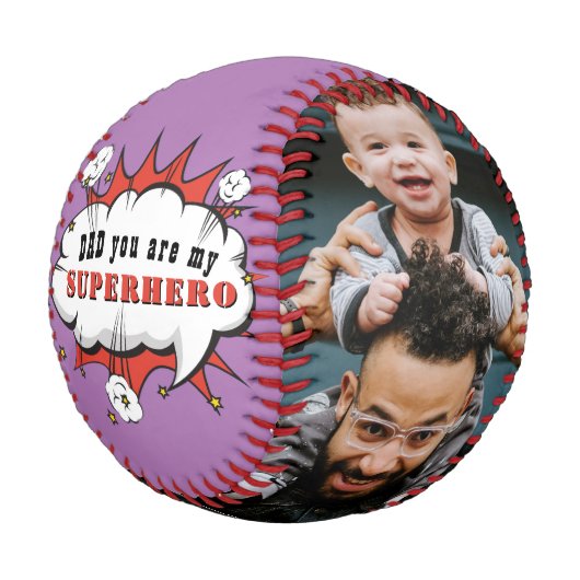 パパスーパーヒーロー漫画お父さんの日2写真 野球ボール (アングル)
