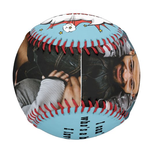 パパスーパーヒーロー漫画お父さんの日2写真 野球ボール (正面)