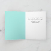 パパスーパーヒーロー漫画のスピーチの父の日 カード (内部)