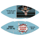 パパスーパーヒーロー漫画スピーチバブル写真 アメリカンフットボール (パネル)