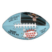 パパスーパーヒーロー漫画スピーチバブル写真 アメリカンフットボール (正面)