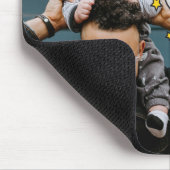 パパスーパーヒーロー漫画スピーチバブル写真 マウスパッド (コーナー)