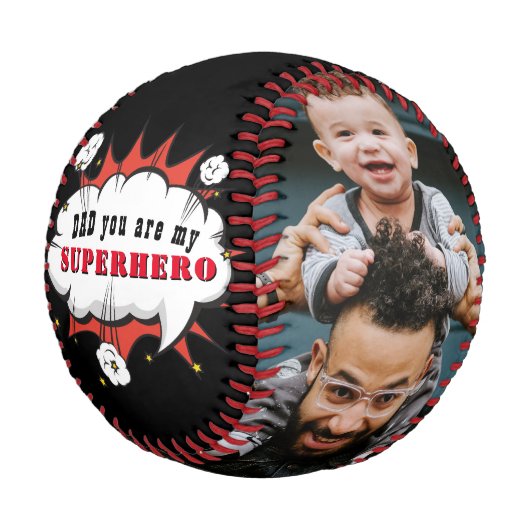 パパスーパーヒーロー漫画ブラックファーザーの日2写真 野球ボール (アングル)