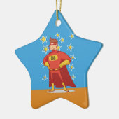 パパスーパーヒーロー神父の日 セラミックオーナメント (左)