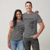 パパズBBQタイマー、ビおもしろいール、スモークミートBBQ Tシャツ (ユニセックス)