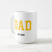 パパセットのパーソナライズ コーヒーマグカップ (正面左)