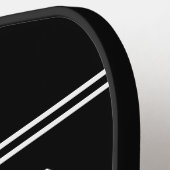 パパセット年白黒文字テンプレート ピックルボールラケット (左詳細)