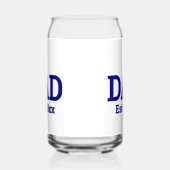 パパセット19xxネイビーブルー文字テンプレート ガラス缶 (右)