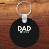 パパセット2024年、父は2024年、新しい父は2024年 キーホルダー (正面)