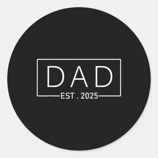 パパセット2025 Expectベビー2025, Father 2025 New Da ラウンドシール (正面)