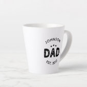 パパセット20XX父の日の贈り物が新しい父になる カフェラテマグ (右アングル)