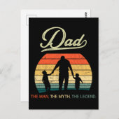 パパソンズことわざ父の日父 ポストカード (正面/裏面)