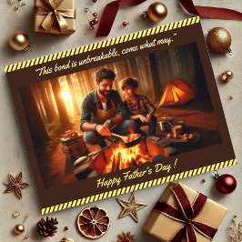 パパソンボンディングファーザーズデイ引用文フォトキャンプ ポストカード