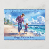 パパソンボンディングフォトファーザーの日引用文Beachvibe ポストカード (正面)
