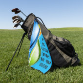 パパタオル最高のでゴルフ ゴルフタオル (グリーン)