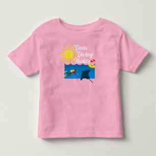 パパダイビングバディデザイン素晴らし – トドラージャージーT-S トドラーTシャツ